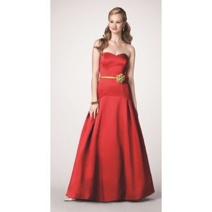 NWT ALFRED ANGELO Orange Prom Bridesmaid Dress